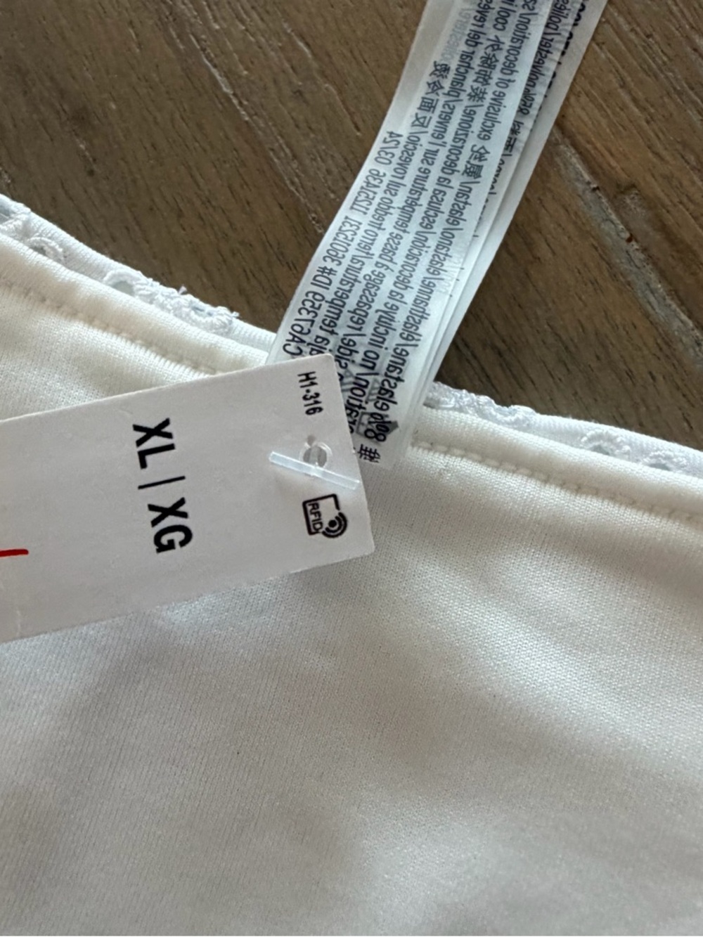 Pink x Frankie Bikinis White Eyelet thong Bikini Bottom - Picture 2 of 8